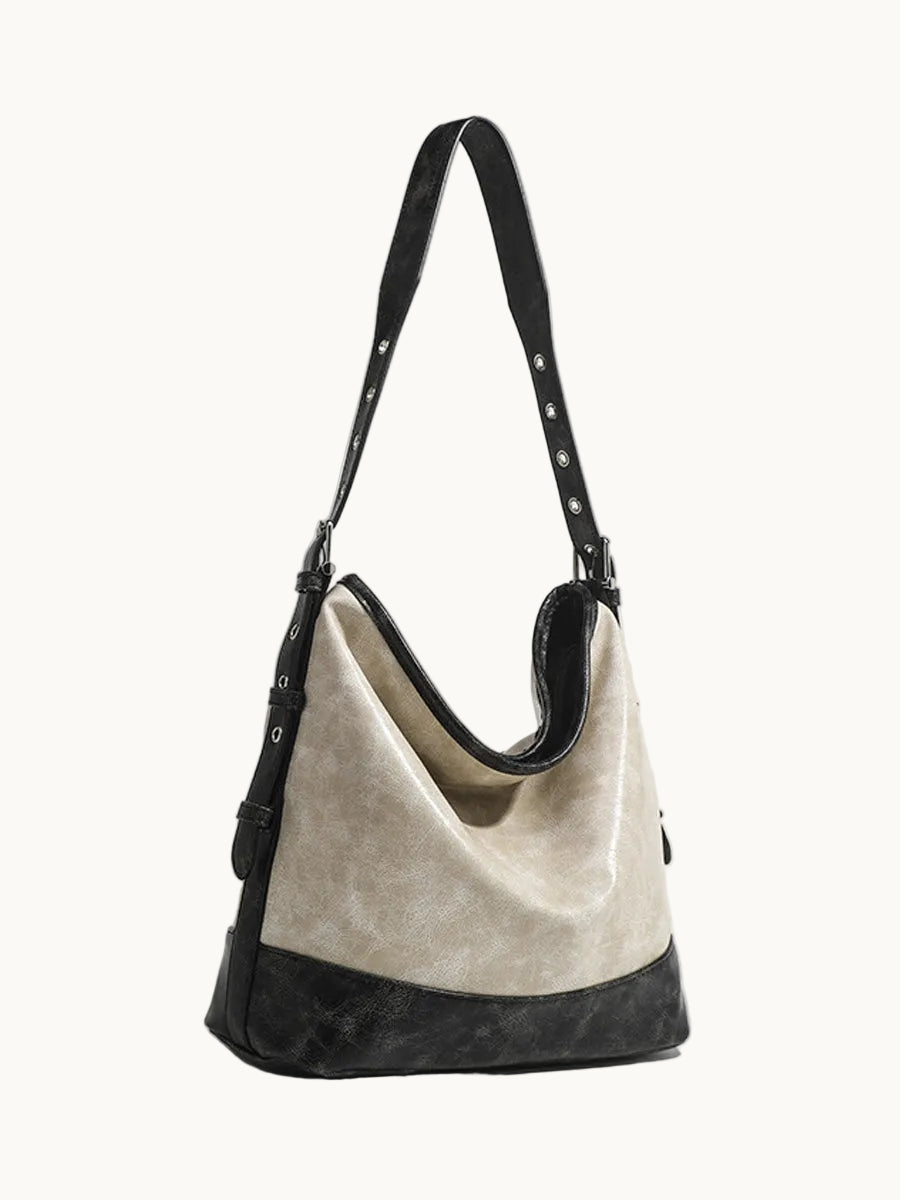 Handbag | Color-Block Design with Spacious Compartment | Stylish Accessory for Daily Use 3