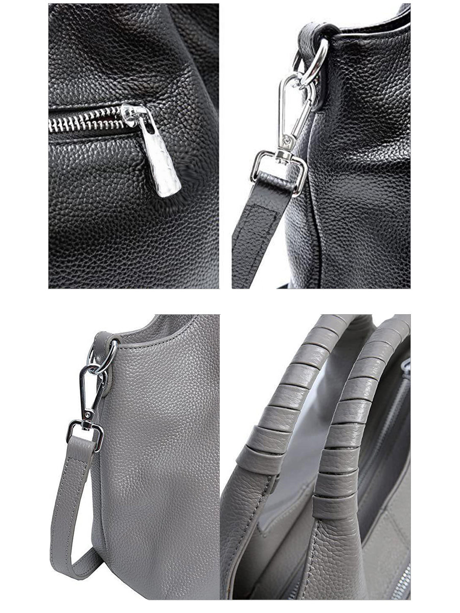 Leather Handbag | Spacious Genuine Leather Design | Versatile Everyday Accessory 5